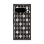 プレミアムスクエアケース with Pixelsnap［ Argyle - Black ］