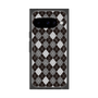 プレミアムスクエアケース with Pixelsnap［ Argyle - Black ］