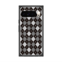 プレミアムスクエアケース with Pixelsnap［ Argyle - Black ］