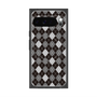 プレミアムスクエアケース with Pixelsnap［ Argyle - Black ］