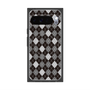 プレミアムスクエアケース with Pixelsnap［ Argyle - Black ］