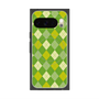 プレミアムスクエアケース with Pixelsnap［ Argyle - Green ］