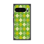プレミアムスクエアケース with Pixelsnap［ Argyle - Green ］