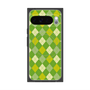 プレミアムスクエアケース with Pixelsnap［ Argyle - Green ］