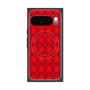 プレミアムスクエアケース with Pixelsnap［ Argyle - Red ］