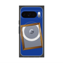 プレミアムスクエアケース with Pixelsnap［ Photo Frame - Blue ］