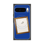 プレミアムスクエアケース with Pixelsnap［ Photo Frame - Blue ］