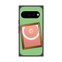 プレミアムスクエアケース with Pixelsnap［ Photo Frame - Light Green ］