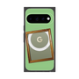 プレミアムスクエアケース with Pixelsnap［ Photo Frame - Light Green ］