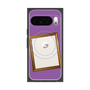 プレミアムスクエアケース with Pixelsnap［ Photo Frame - Purple ］