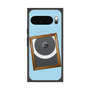 プレミアムスクエアケース with Pixelsnap［ Photo Frame - Light Blue ］