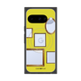 プレミアムスクエアケース with Pixelsnap［ Photo Frames - Yellow ］