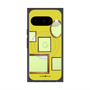 プレミアムスクエアケース with Pixelsnap［ Photo Frames - Yellow ］