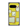 プレミアムスクエアケース with Pixelsnap［ Photo Frames - Yellow ］