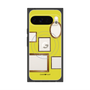 プレミアムスクエアケース with Pixelsnap［ Photo Frames - Yellow ］