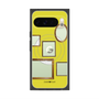 プレミアムスクエアケース with Pixelsnap［ Photo Frames - Yellow ］