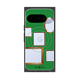 プレミアムスクエアケース with Pixelsnap［ Photo Frames - Green ］