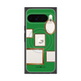 プレミアムスクエアケース with Pixelsnap［ Photo Frames - Green ］