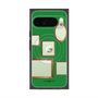 プレミアムスクエアケース with Pixelsnap［ Photo Frames - Green ］