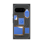プレミアムスクエアケース with Pixelsnap［ Photo Frames - Gray ］