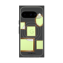 プレミアムスクエアケース with Pixelsnap［ Photo Frames - Gray ］