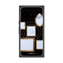 プレミアムスクエアケース with Pixelsnap［ Photo Frames - Black ］