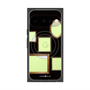 プレミアムスクエアケース with Pixelsnap［ Photo Frames - Black ］