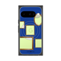 プレミアムスクエアケース with Pixelsnap［ Photo Frames - Blue ］