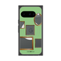 プレミアムスクエアケース with Pixelsnap［ Photo Frames - Light Green ］