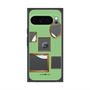プレミアムスクエアケース with Pixelsnap［ Photo Frames - Light Green ］