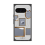 プレミアムスクエアケース with Pixelsnap［ Photo Frames - Light Gray ］