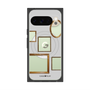 プレミアムスクエアケース with Pixelsnap［ Photo Frames - Light Gray ］