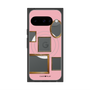 プレミアムスクエアケース with Pixelsnap［ Photo Frames - Pink ］