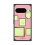 プレミアムスクエアケース with Pixelsnap［ Photo Frames - Pink ］