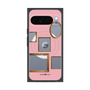 プレミアムスクエアケース with Pixelsnap［ Photo Frames - Pink ］
