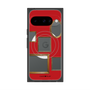 プレミアムスクエアケース with Pixelsnap［ Photo Frames - Red ］