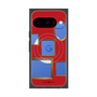 プレミアムスクエアケース with Pixelsnap［ Photo Frames - Red ］