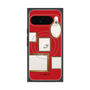 プレミアムスクエアケース with Pixelsnap［ Photo Frames - Red ］