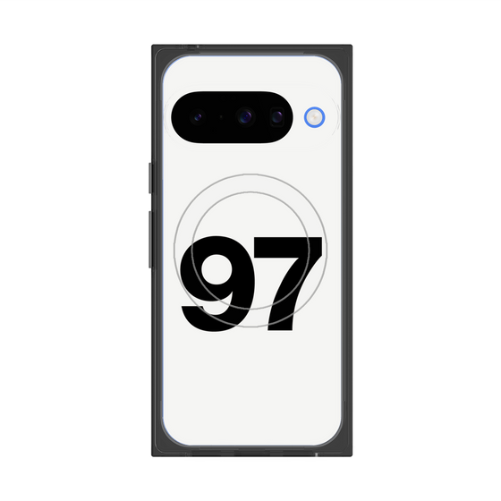 プレミアムスクエアケース with Pixelsnap［ No.97 - White ］
