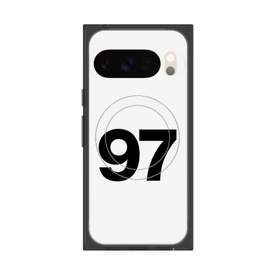 プレミアムスクエアケース with Pixelsnap［ No.97 - White ］
