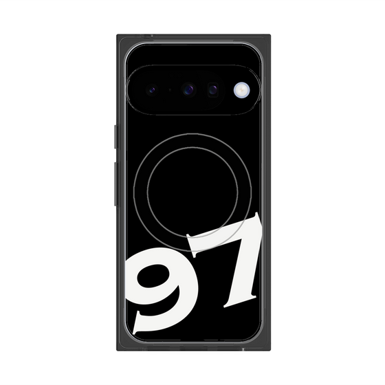 プレミアムスクエアケース with Pixelsnap［ No.97 - Black ］