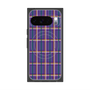 プレミアムスクエアケース with Pixelsnap［ Tartan Check - Purple ］