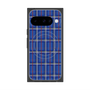 プレミアムスクエアケース with Pixelsnap［ Tartan Check - Blue ］