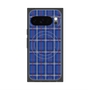 プレミアムスクエアケース with Pixelsnap［ Tartan Check - Blue ］
