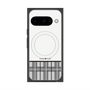 プレミアムスクエアケース with Pixelsnap［ CASEPLAY Tartan Check - Gray ］