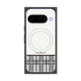 プレミアムスクエアケース with Pixelsnap［ CASEPLAY Tartan Check - Gray ］