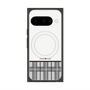 プレミアムスクエアケース with Pixelsnap［ CASEPLAY Tartan Check - Gray ］