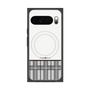 プレミアムスクエアケース with Pixelsnap［ CASEPLAY Tartan Check - Gray ］