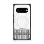 プレミアムスクエアケース with Pixelsnap［ CASEPLAY Tartan Check - Gray ］