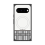 プレミアムスクエアケース with Pixelsnap［ CASEPLAY Tartan Check - Gray ］